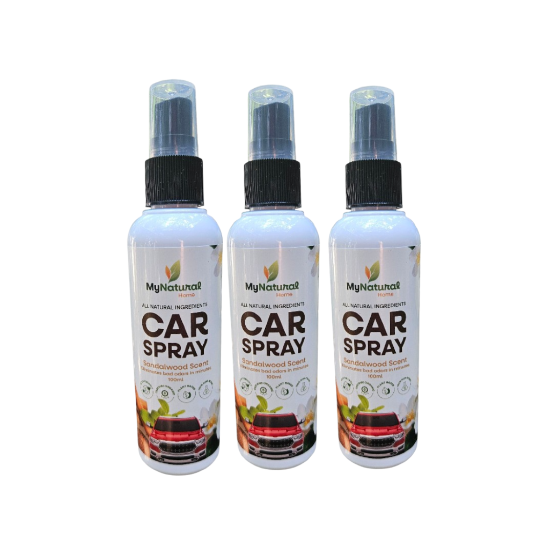 MyNatural 3 Car Sprays 100ml (Sandalwood Scent)